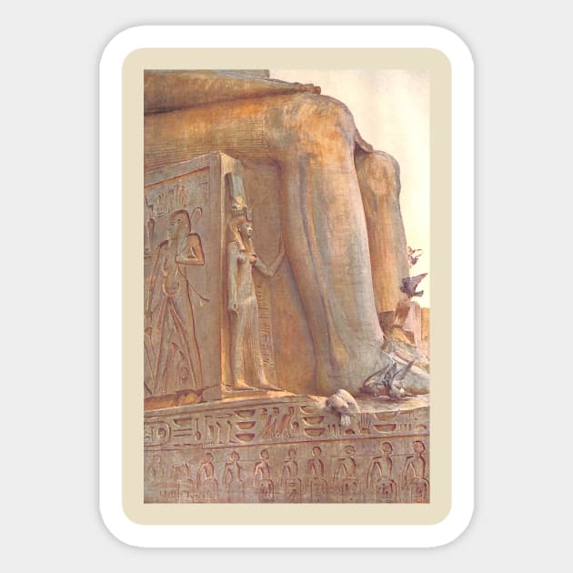 Queen Nefertari, Luxor Temple in Egypt Sticker by Star Scrunch